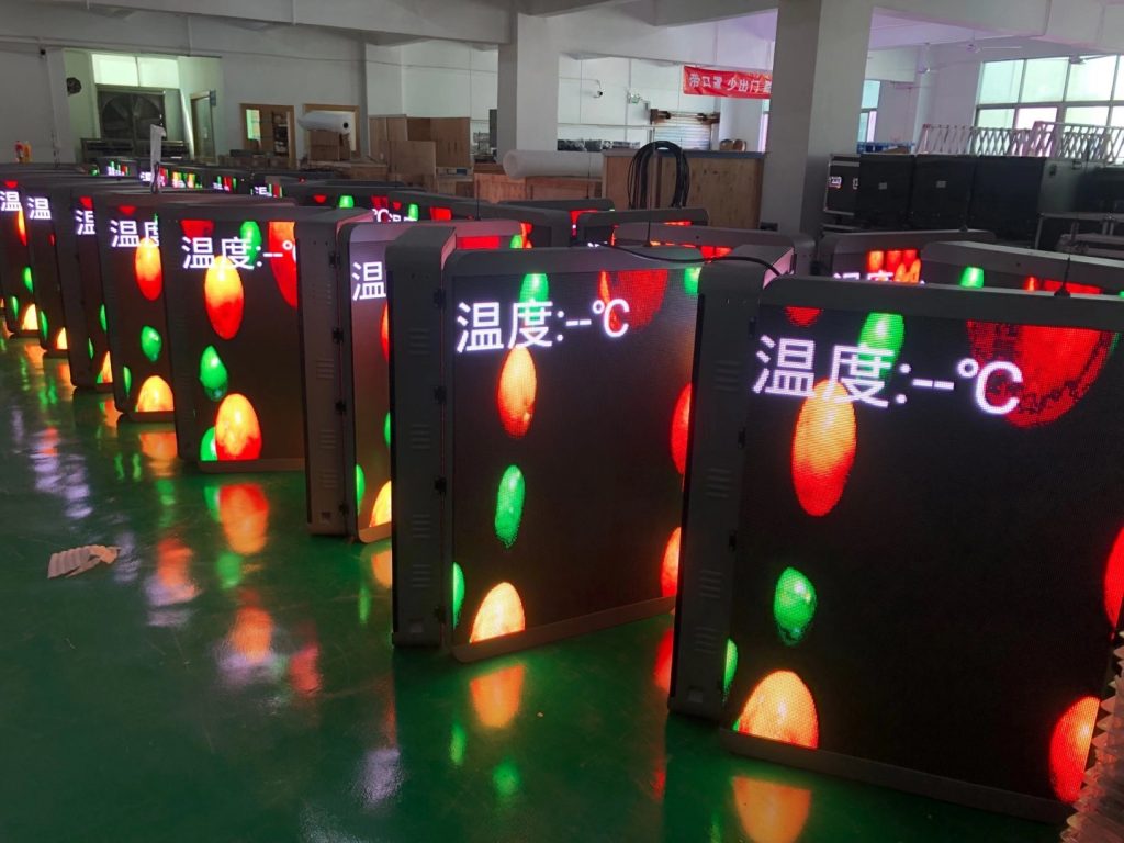 Led Screen Lamp Post street lamp post LED screen manufacturers in china